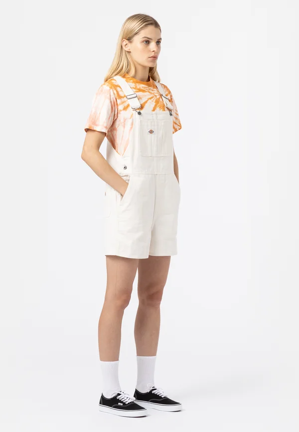 DUCK BIB  - Dungarees - stone washed cloud