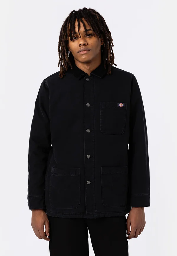 DUCK CHORE - Light jacket - stone washed black