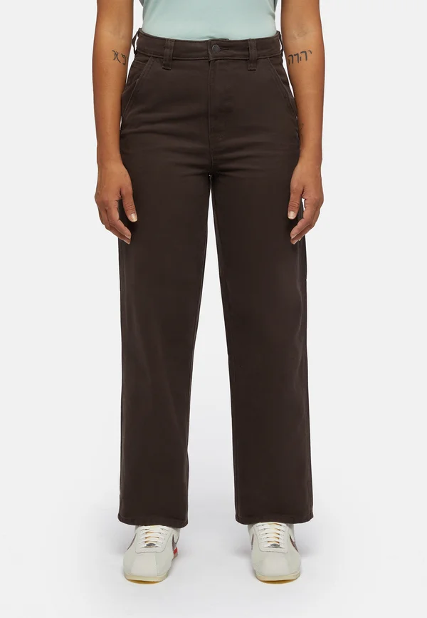 DUCK  - Trousers - dark brown