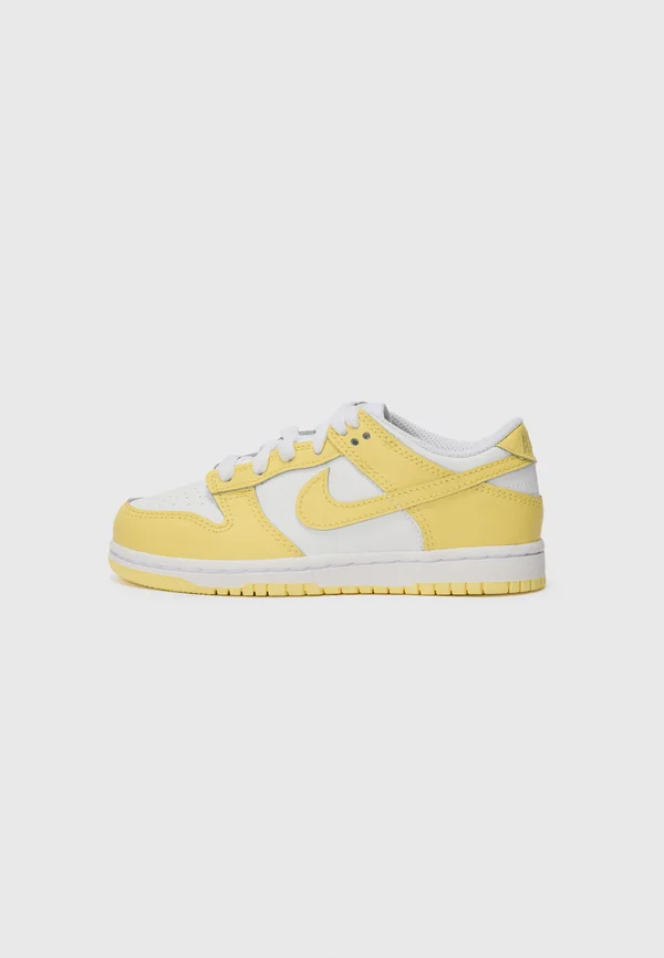 DUNK LOW UNISEX - Trainers - white/soft yellow/white