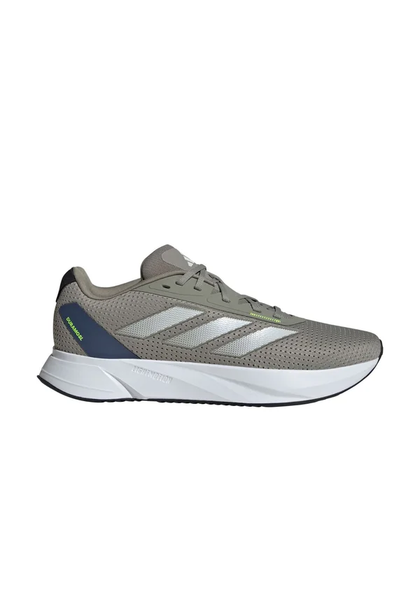 DURAMO SL M - Road running shoes - silver pebble    metalic   lucid lemon