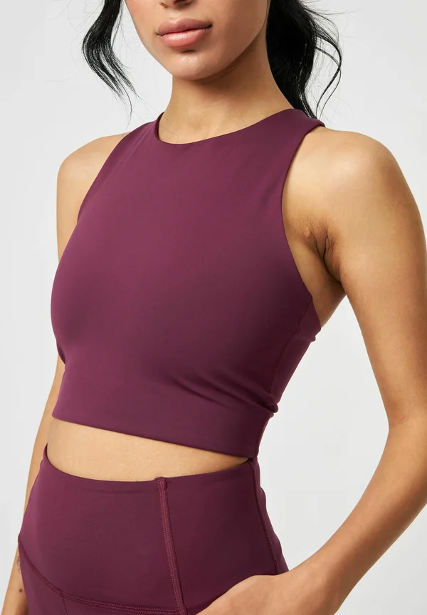 DYLAN BRA - Medium support sports bra - plum