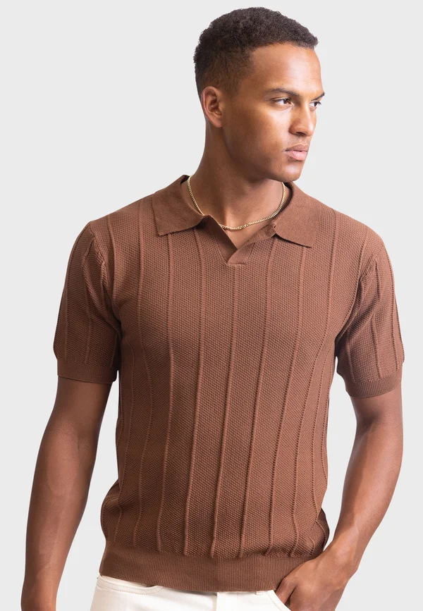 DYLAN REGULAR FIT - Print T-shirt - brown