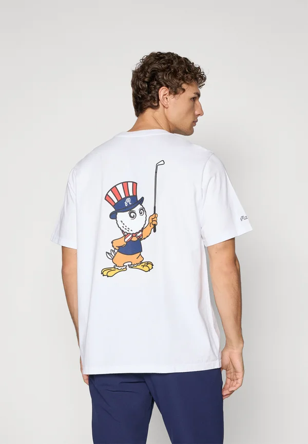 EAGLE BUCKETS POCKET TEE - Print T-shirt - white