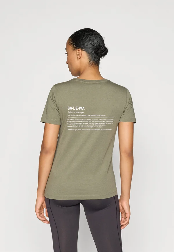 EAGLE  - Print T-shirt - faded green