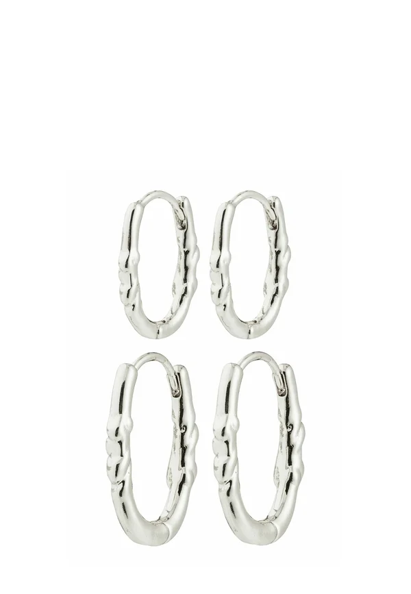 Earrings - silver-coloured plated