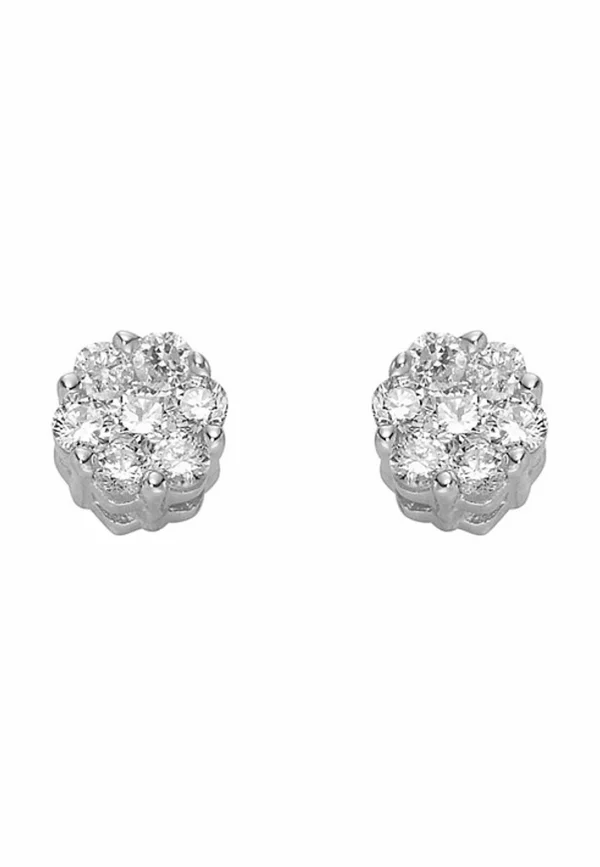 Earrings - weißgoldfarben