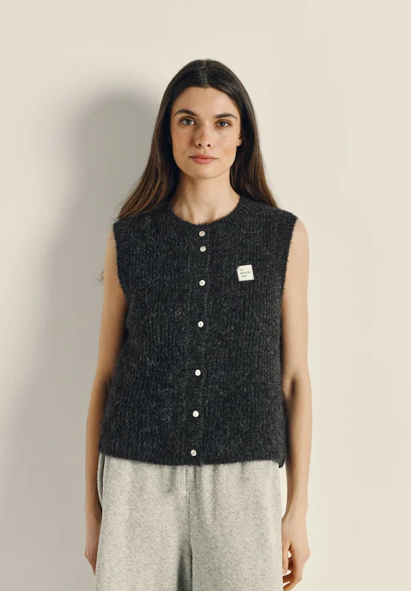 EAST - Cardigan - anthracite chine