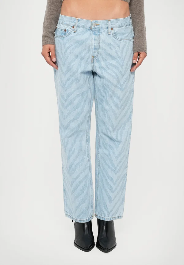 EASY STRAIGHT CROP - Relaxed fit jeans - cebra