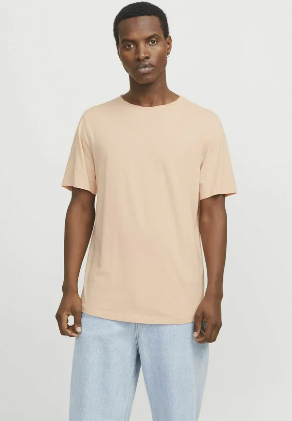 EBASHER O-NECK SS - Basic T-shirt - peach parfait