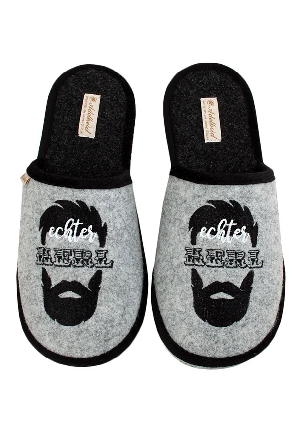 ECHTER KERL FILZ - Slippers - mausgrau