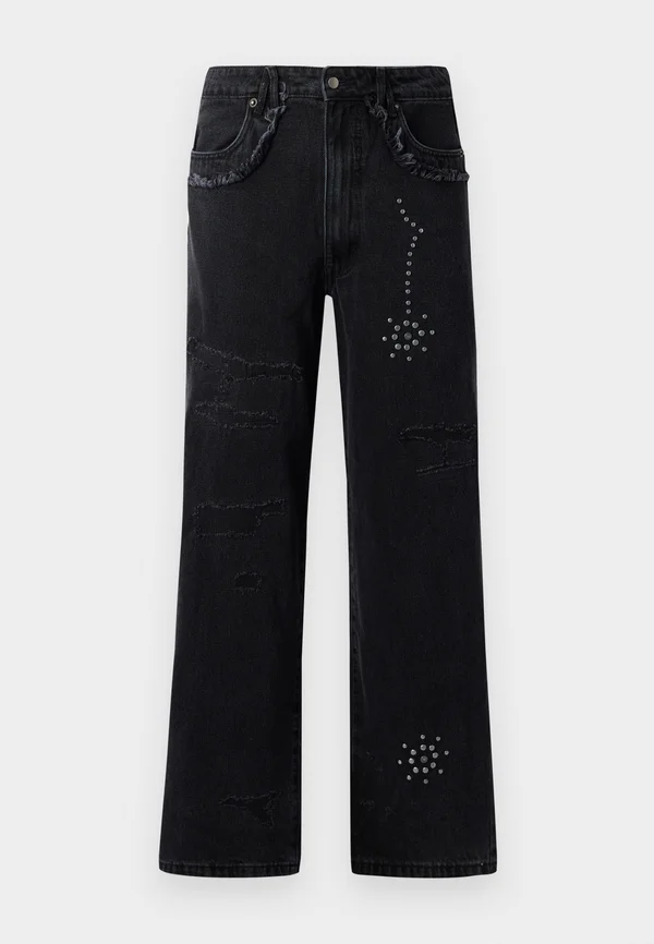 ECLIPSE UNISEX - Relaxed fit jeans - black