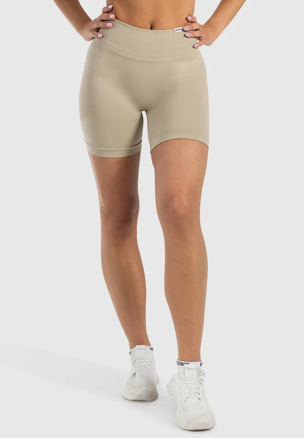EDINA SEAMLESS SCRUNCH - Leggings - taupe