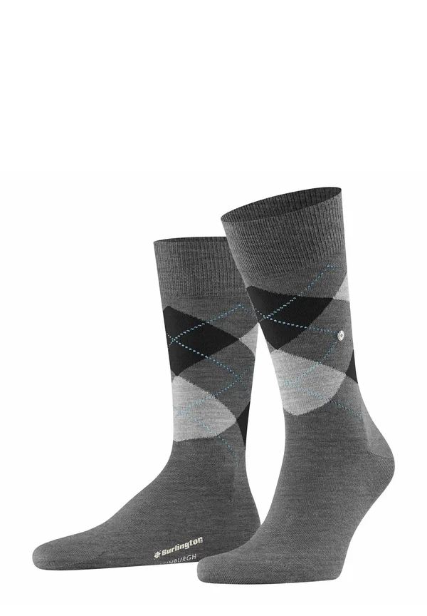 EDINBURGH - Socks - grau schwarz