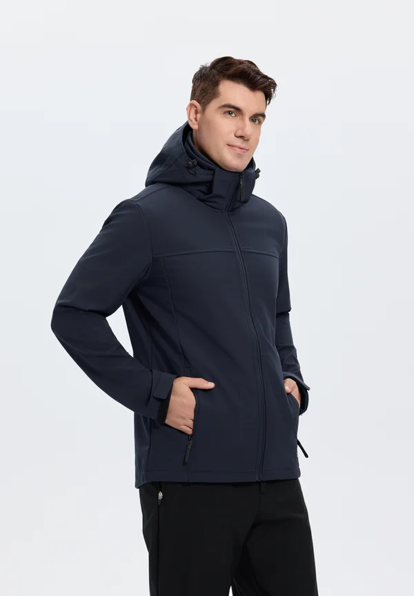 EDIS - Soft shell jacket - dunkel blau