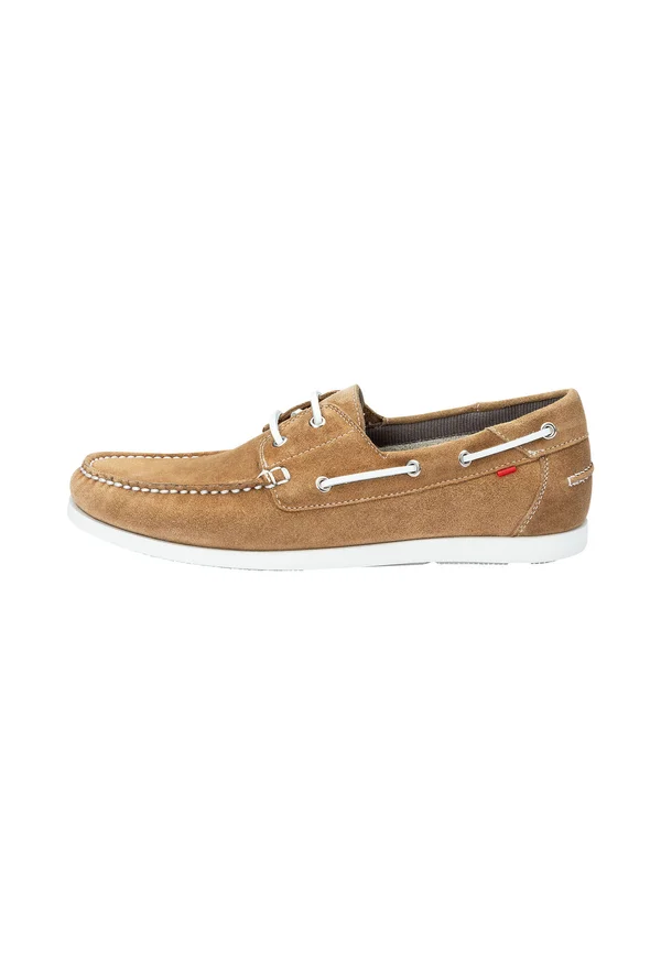EDISON - Boat shoes - braun