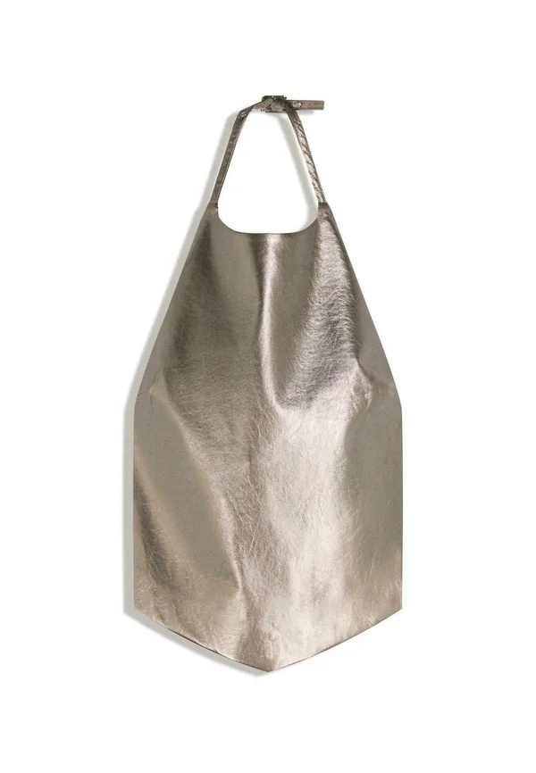 EFFECT HALTER - Top - silver-coloured