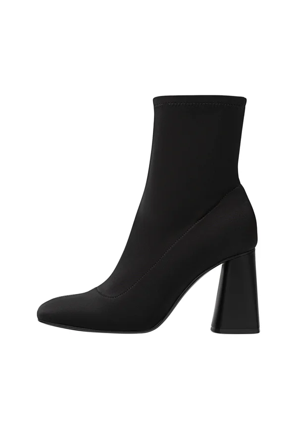 EFFECT - High heeled ankle boots - black