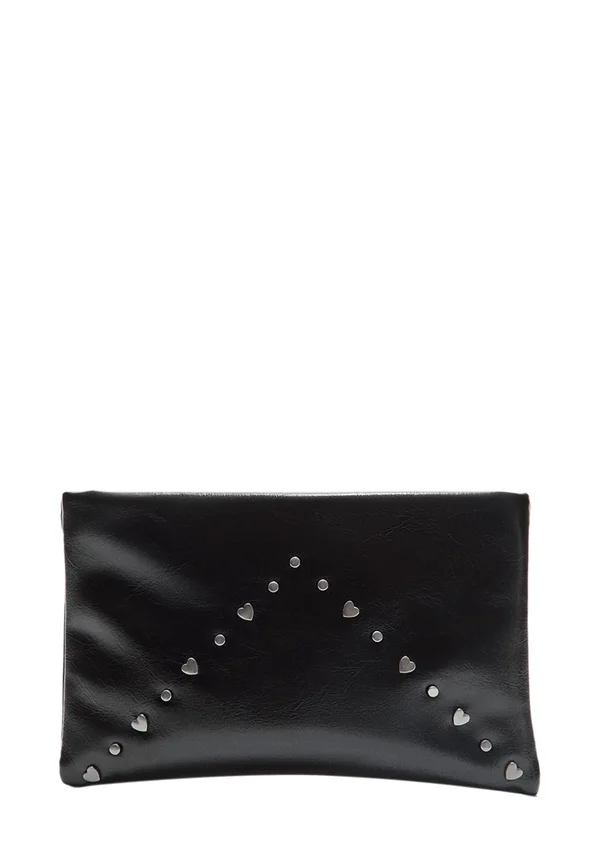 EFFECT TOILETRY WITH STUDS AND  - Wash bag - black