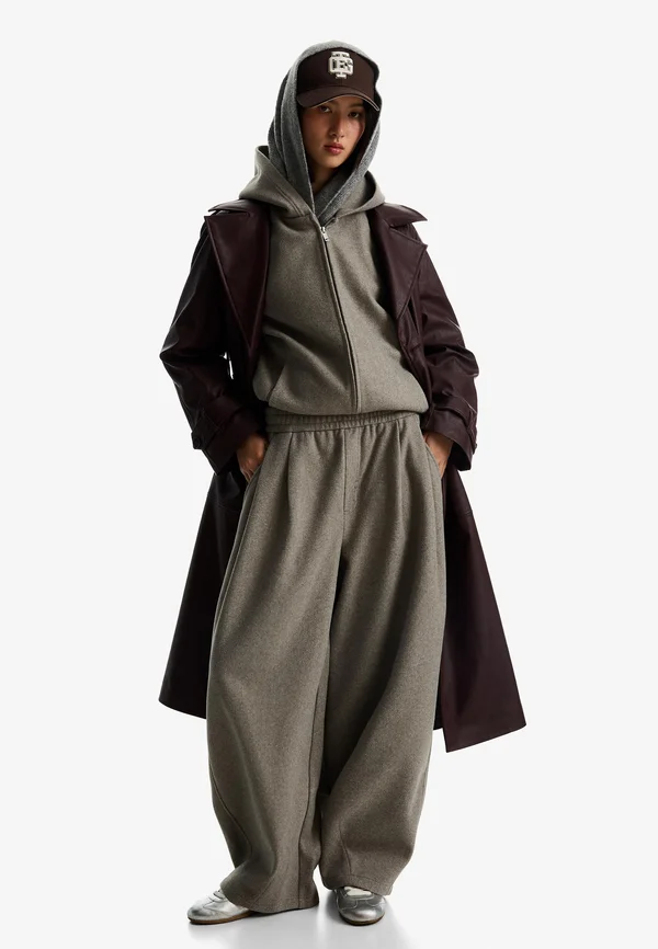 EFFECT  - Trousers - sand