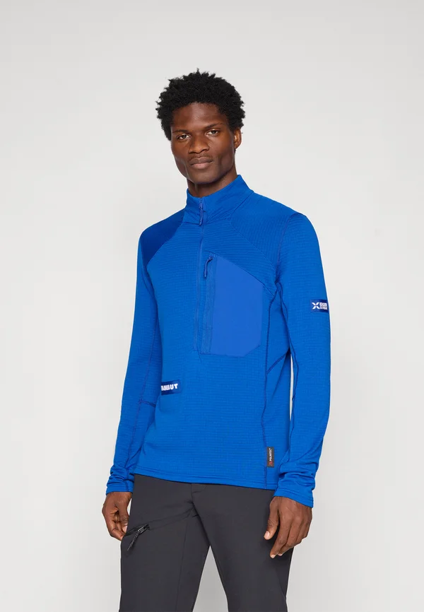 EIGER NORDWAND ADVANCED HALF ZIP PULL MEN - Long sleeved top - blue