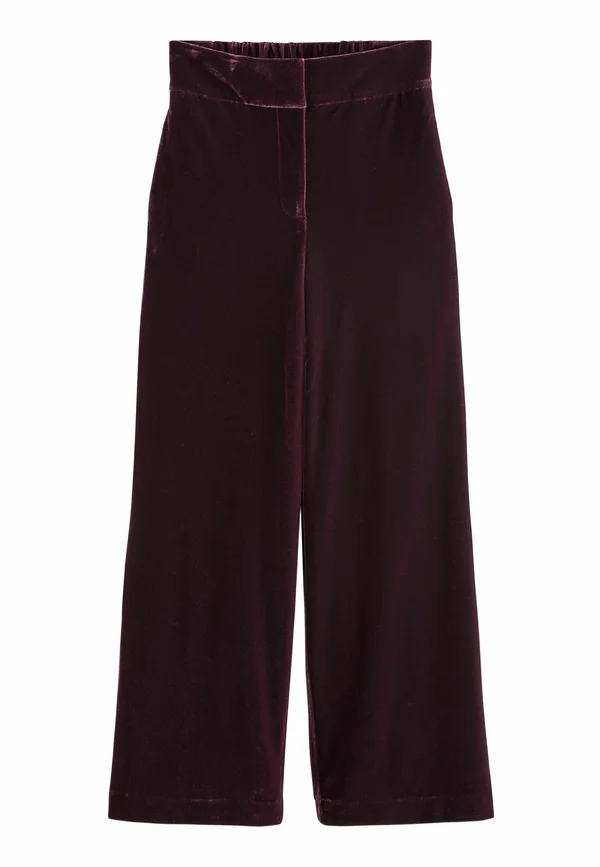 ELASTIC BACK  - Trousers - berry red
