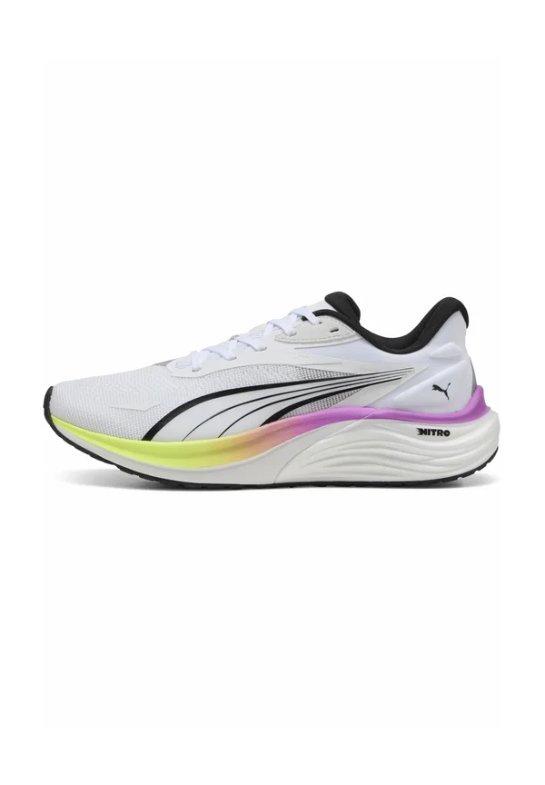 ELECTRIFY NITRO - Road running shoes - puma white pure magenta yellow alert