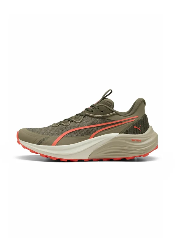 ELECTRIFY NITRO TRAIL  - Road running shoes - loden green desert dust glowing red