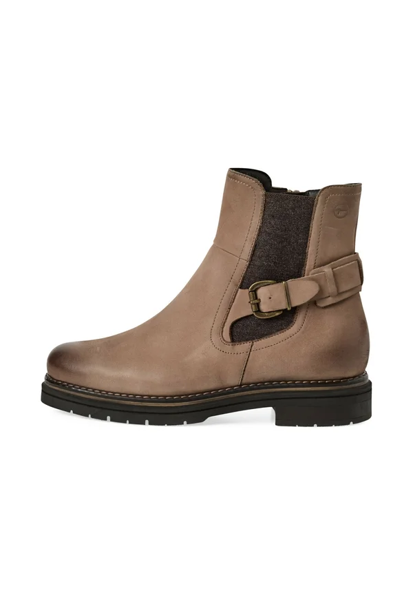 ELEGANTE MIT TOUCH-IT - Ankle boots - taupe nubuc