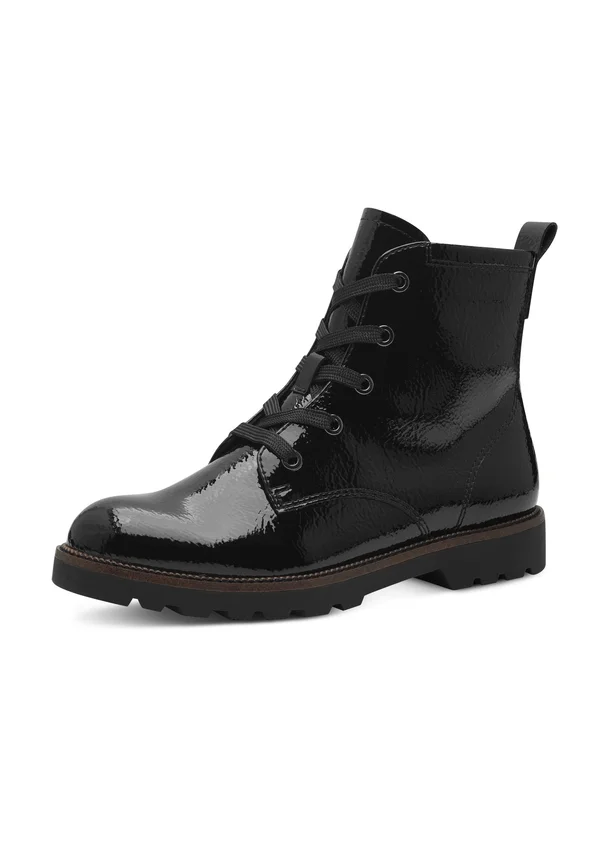 ELEGANTE MIT TOUCH-IT - Platform ankle boots - black patent