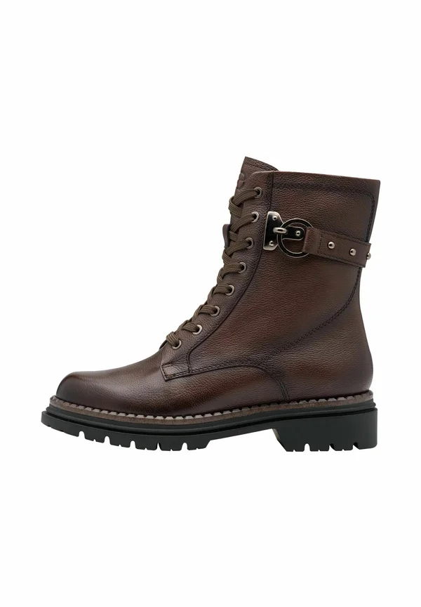 ELEGANTE - Platform ankle boots - mocca