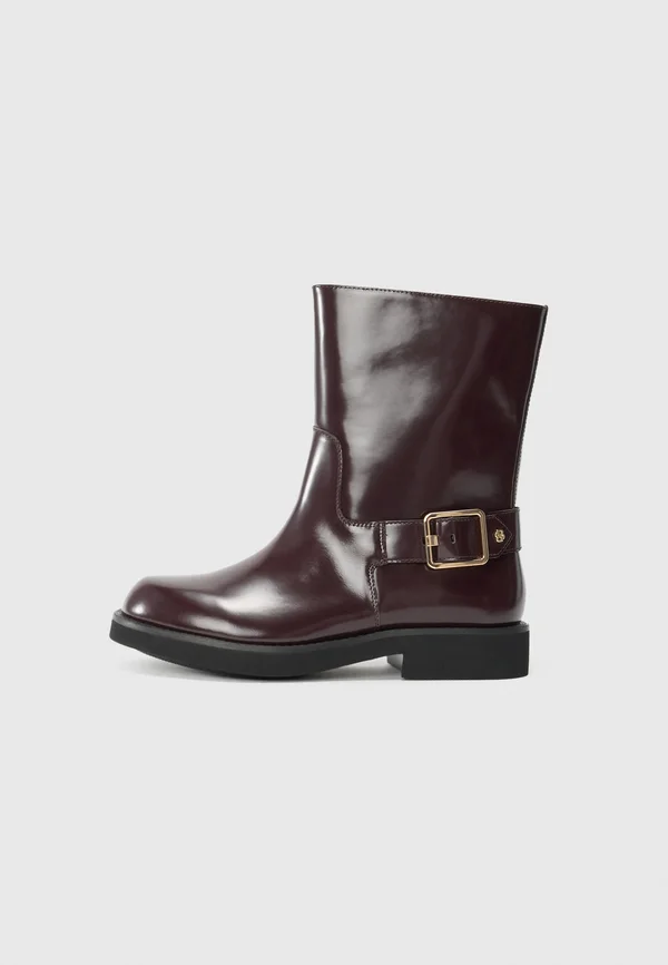 ELERI - Cowboy/biker ankle boot - open purple