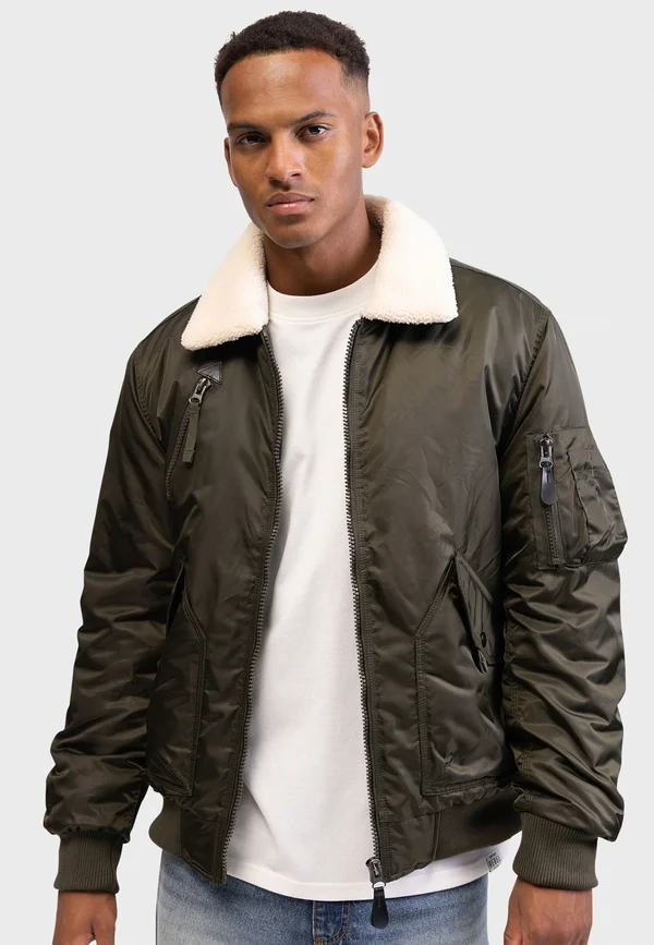 ELIAS - Bomber Jacket - green