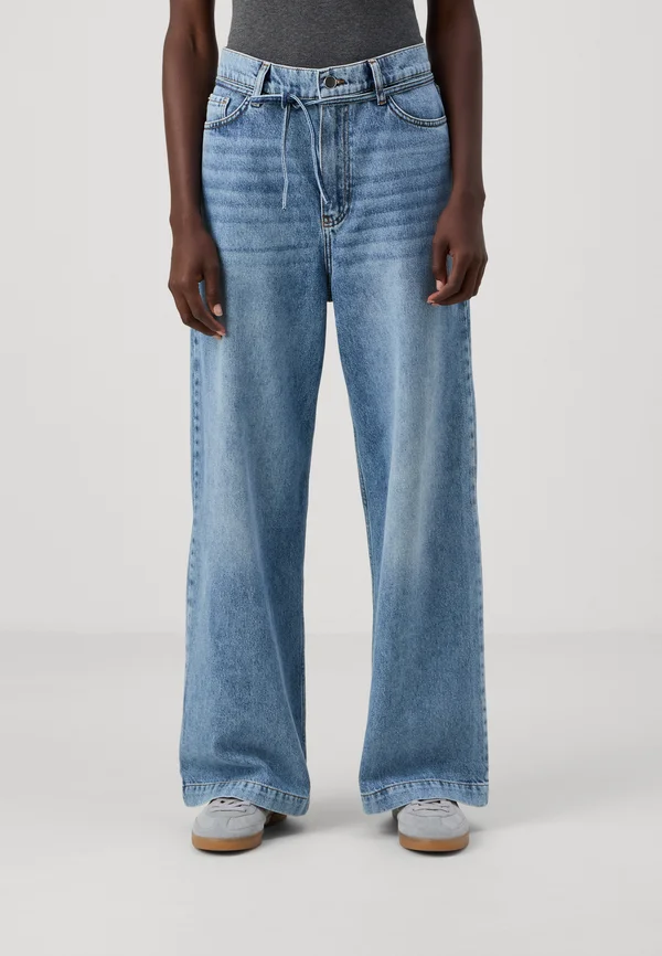 ELIJAH SOFT - Wide Leg - light blue