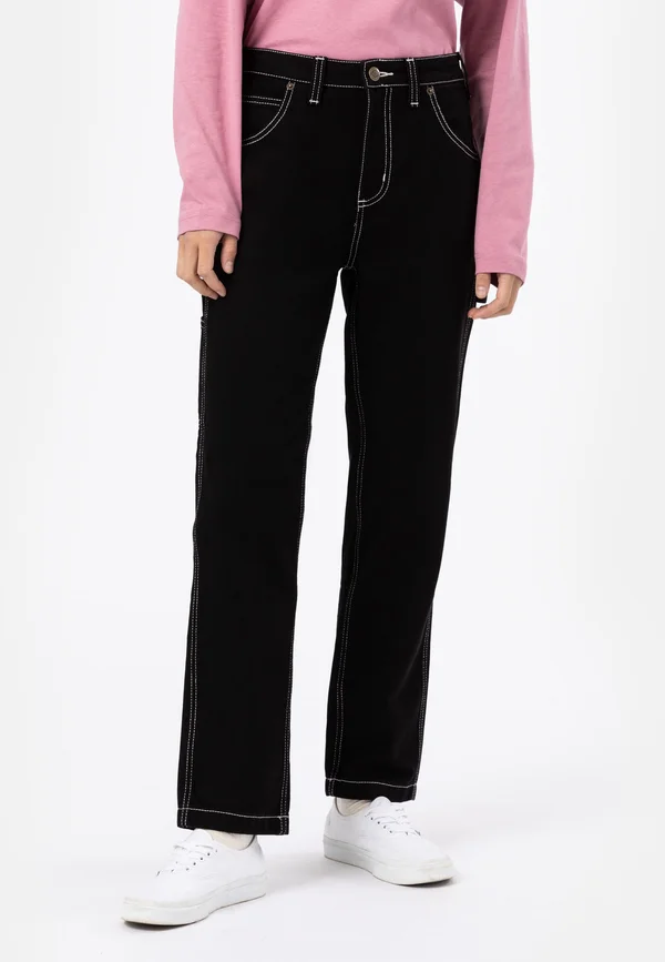 ELLENDALE  - Straight leg jeans - rinsed black