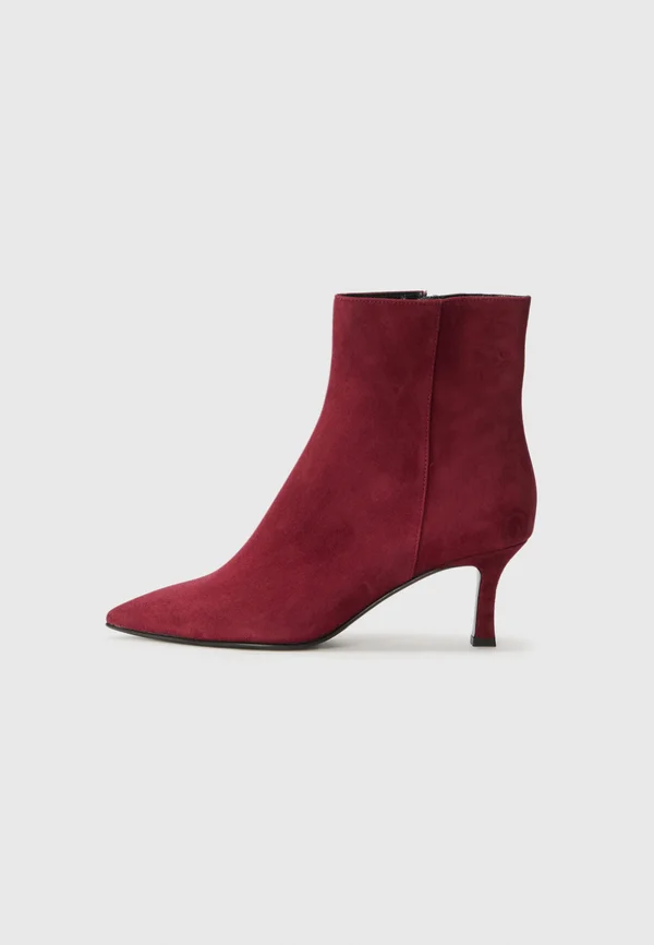 ELLIE - Wedge Ankle Boots - granata