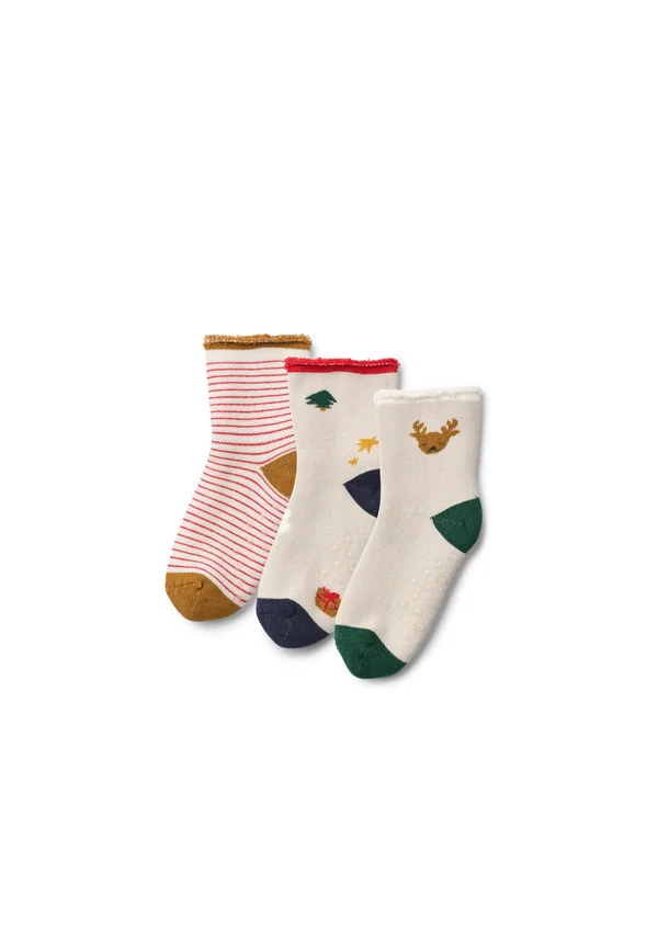 ELOY UNISEX 3 PACK - Socks - holiday/sandy