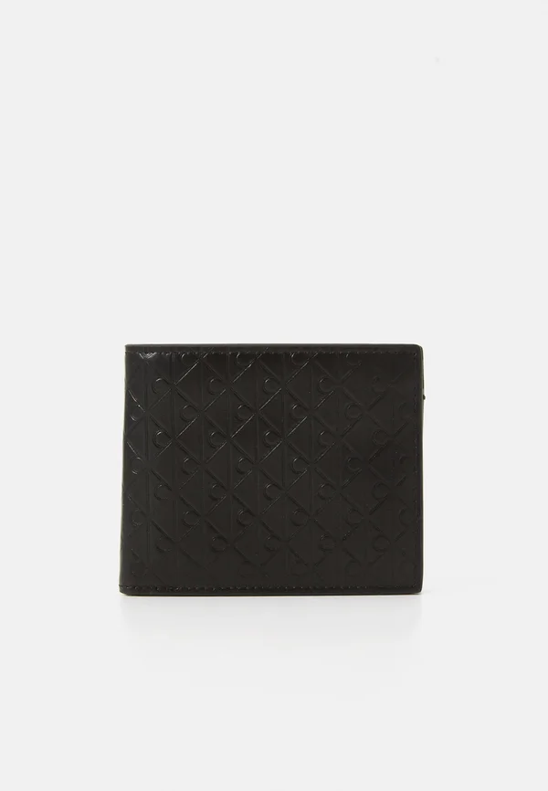 EMBOSSED EMBLEM BILLFOLD COIN - Wallet - black