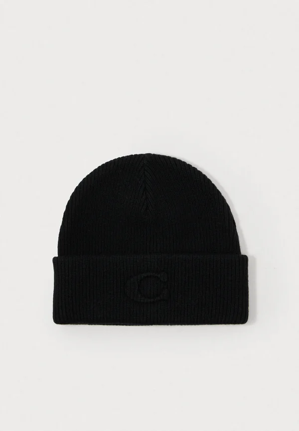 EMBOSSED UNISEX - Beanie - black
