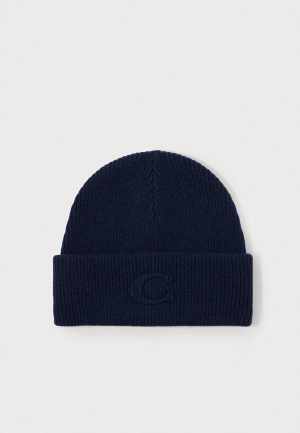 EMBOSSED UNISEX - Beanie - deep blue