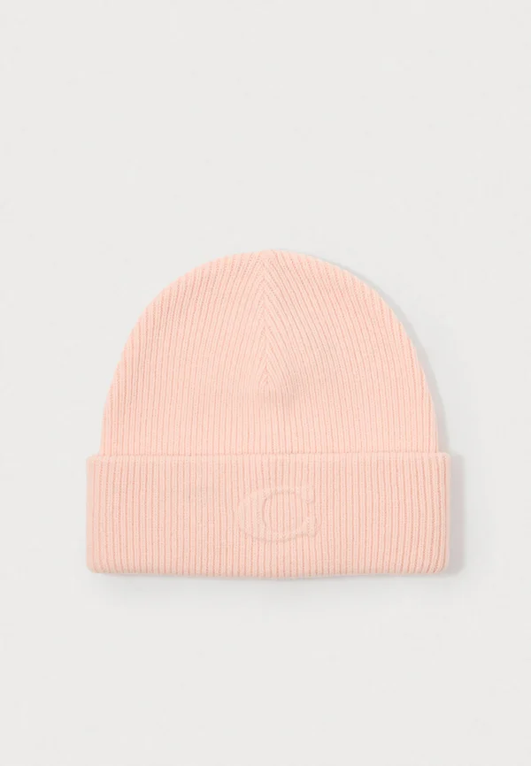 EMBOSSED UNISEX - Beanie - peach