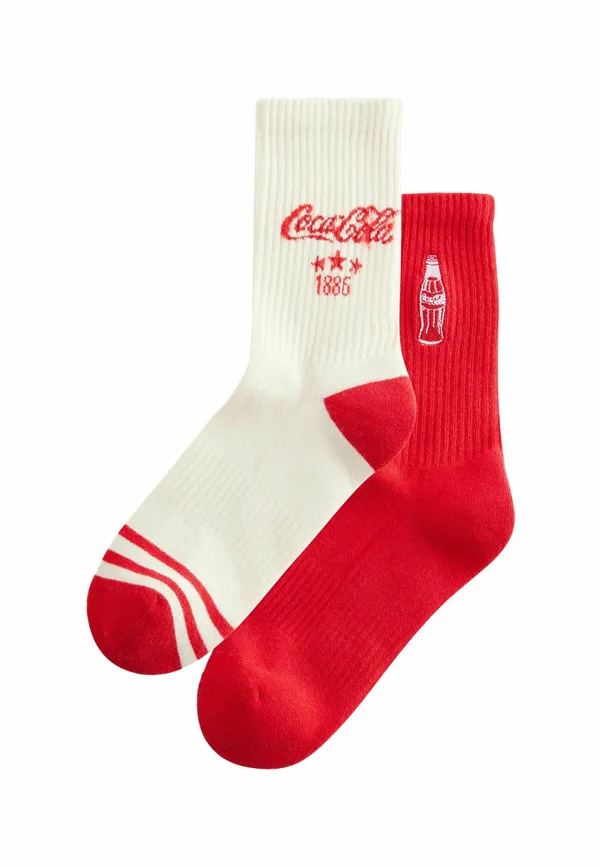 EMBROIDERED CUSHION SOLE SPORT 2 PACK  - Socks - coca cola