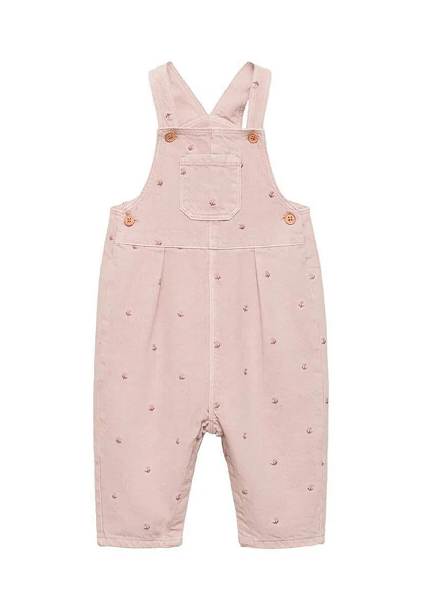 EMBROIDERED - Dungarees - pink