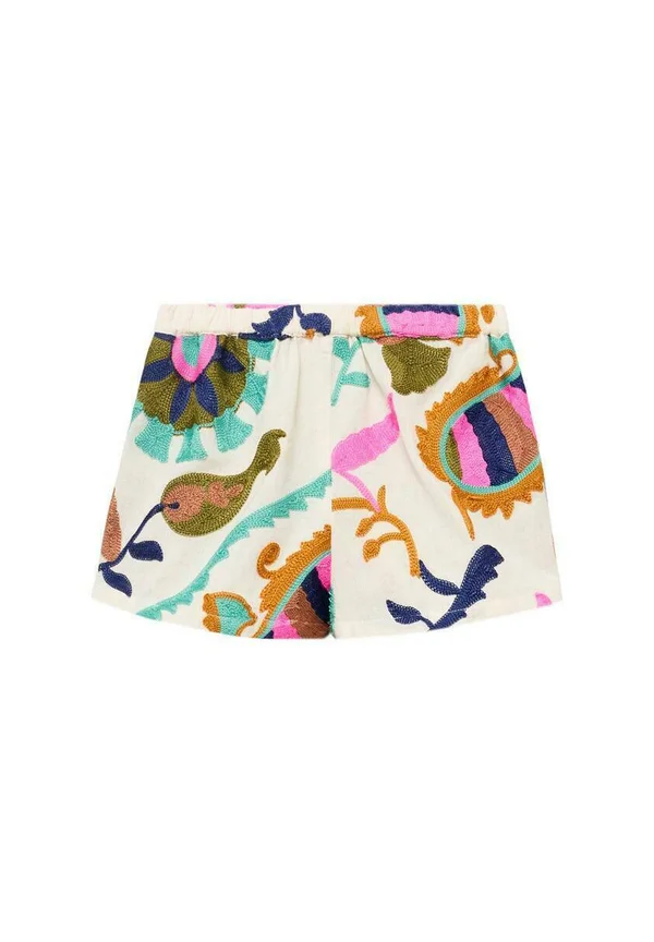 EMBROIDERED - Shorts - off-white