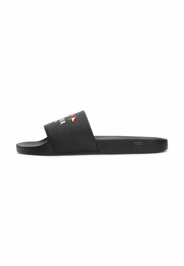 EMBROIDERY  - Pool slides - black