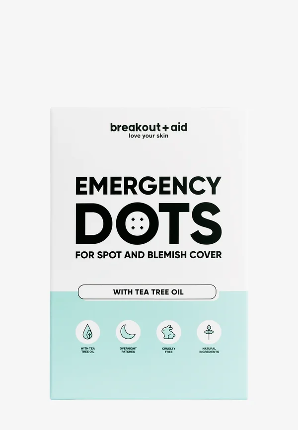 EMERGENCY DOTS FOR SPOTS AND BLEMISHES WITH TEA TREE OIL 72 dots per pack  - Night care