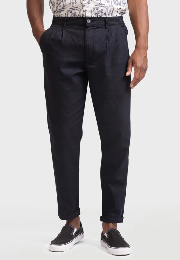 EMIR REGULAR FIT - Trousers - black
