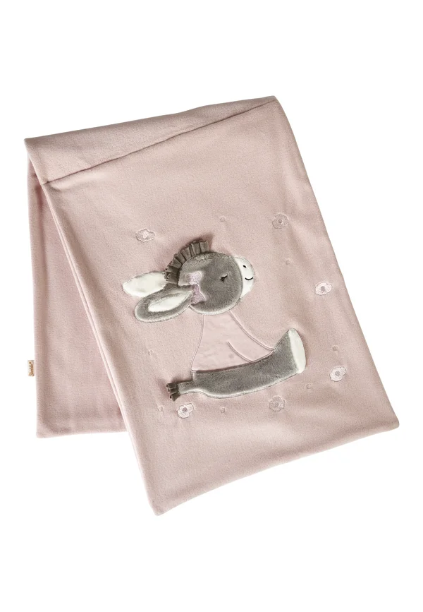 Emmi Girl fleece blanket - Muslin blanket - zartrosa