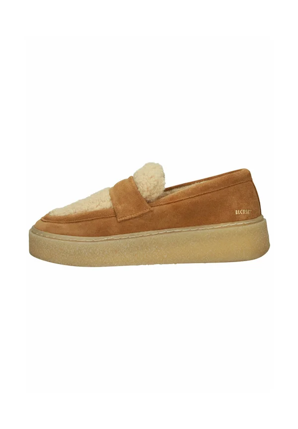 ENJAR KATTA - Slip-ons - cuoio
