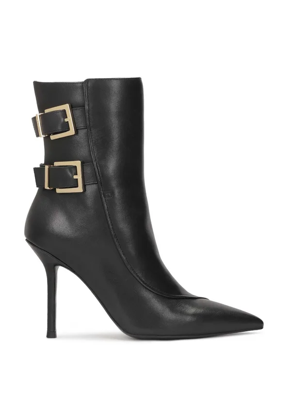 ENRICA - High heeled ankle boots - black